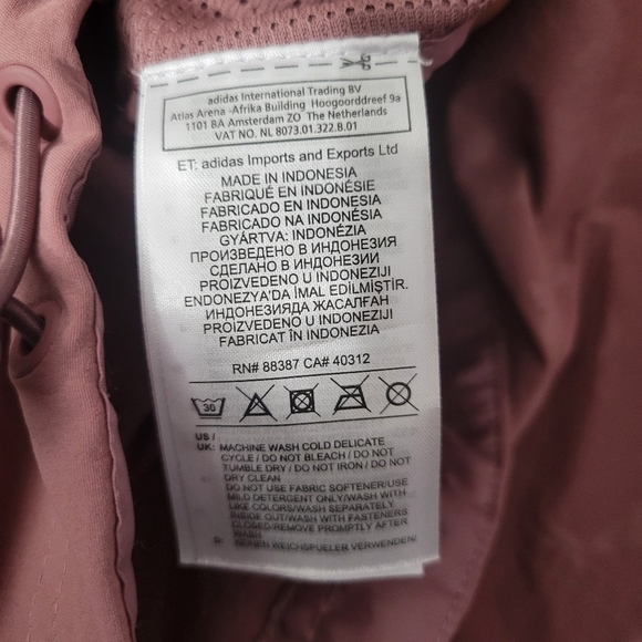 Adidas x Stella McCartney Performance Track Jacket in Blush Mauve - Picture 14 of 15